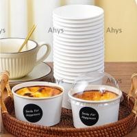 ราคา อ่า 10ชิ้นถ้วยกระดาษเค้ก ต้านทานอุณหภูมิจาระบีทนชามเค้กทิ้ง ขนมบรรจุภัณฑ์แม่พิมพ์อาหารพุดดิ้งภาชนะไอศครีมขนม (41230360626)