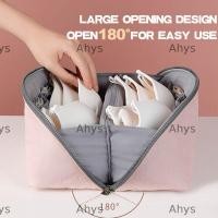 ราคา AHYS กระเป๋าเก็บชุดชั้นในแบบพกพาชุดชั้นในถุงเท้า Divider กระเป๋าจัดระเบียบ (54062839936)