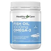 ราคา Healthy Care Fish Oil 1000 mg โอเมก้า 3 ขนาด 400 เม็ด (22958240700)
