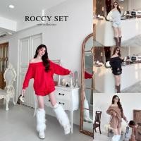 ราคา ? ? ? ? ? ? ? ? ? ? ? ? ? ROCCY SET เซ็ท 2 ชิ้น เสื้อปาดไหล่ กางเกงขาสั้น (28871745426)