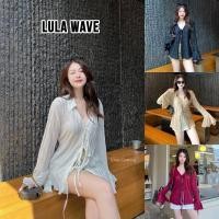 ราคา ? ? ? ? ? ? ? ? ? ? ? ? ? Lula เสื้อผูกหน้าแขนกระดิ่ง (26900959427)