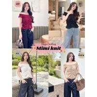 ราคา ? ? ? ? ? ? ? ? ? ? ? ? ? Mimi เสื้อปาดไหล่ สีพื้น ลาย (26340853630)