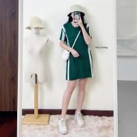 ราคา ? ? ? ? ? ? ? ? ? ? ? ? ? เดรสไหมพรมแต่งแถบ ไม่รัดรูป (24350002814)
