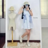 ราคา ? ? ? ? ? ? ? ? ? ? ? ? ? เดรสผ้ายีนส์ทรงหลวม oversize ผ้าลายหัวใจ (16396279947)