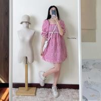 ราคา ? ? ? ? ? ? ? ? ? ? ? ? ? เดรสลายดอกผ้าเพลสน่ารัก (24367158971)