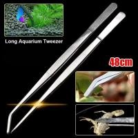 ราคา LAKAM คลิปหญ้าน้ํา 1 ชิ้น แหนบตู้ปลา Tong ยาว 48 ซม สแตนเลสทนทานตู้ปลาเครื่องมือทําความสะอาดสัตว์เลี้ยงกุ้ง Reef Coral (57462086875)
