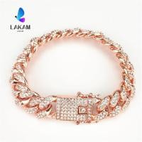 ราคา LAKAM Bracelet สร้อยข้อมือแฟชั่นเพชรฝัง Rhinestone (53862090604)