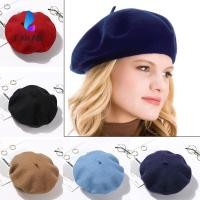 ราคา LAKAM หมวกเบเร่ต์ขนสัตว์ French Baggy Winter Warm Felt Berets (53112102279)
