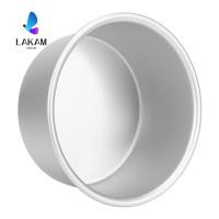 ราคา LAKAM เค้กกลม Mould อลูมิเนียม Anodized อลูมิเนียม DIY แม่พิมพ์อบ อเนกประสงค์เคลือบไม่ติดทรงกลม 6ins Bakeware เครื่องมือ Home Kitchen DIY Baking (52411516950)