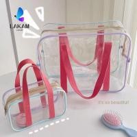 ราคา LAKAM Beach Bag PVC Transparent Jelly Bag ขายดี Large Capacity Waterproof Tote Outdoor (51812102364)