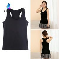 ราคา LAKAM เสื้อกล้ามฤดูร้อน เสื้อเชิ้ตสายเดี่ยวทรงสลิมผ้าฝ้าย เสื้อชั้นในแขนกุดทรงหลวมลําลองสําหรับผู้หญิง (51559466951)