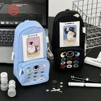 ราคา ยอดเยี่ยม กระเป๋าปากกา ผ้าใบโทรศัพท์รูปร่างดินสอ น่ารัก เพนกวินเย็บปักถักร้อยความจุขนาดใหญ่เครื่องเขียนออแกไนเซอร์กลับไปส (56463180724)
