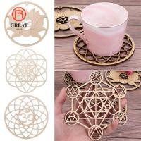 ราคา GREAT Slice ฐานไม้ Craft Home Wall Decor เลเซอร์ตัด Handmade Coasters ไม้ป้ายผนัง (41232177026)
