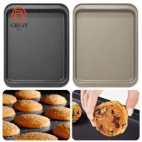 ราคา GREAT ถาดอบสี่เหลี่ยมผืนผ้า แม่พิมพ์พิซซ่าไม่ติดขนมปังถาดอบเค้ก เตาอบปลอดภัย จานกระทะ เครื่องมืออบสแตนเลส ถาดเตาอบขนม การอบที่บ้าน (57963177468)