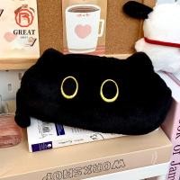ราคา ยอดเยี่ยม ดินสอ กระเป๋าใส่ปากกาตุ๊กตาความจุขนาดใหญ่ กระเป๋าใส่เครื่องเขียนแมวดําแบบพกพา สํานักงานโรงเรียน (54313175978)