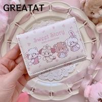 ราคา GREAT Short Wallet PU Leather Cartoon Coin Purse Fashion Mikko Money Bag Women Girl (41081647927)