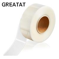ราคา ยอดเยี่ยม สติ๊กเกอร์ซีล ตัวป้องกันฉลากโปร่งใสรูปสี่เหลี่ยมผืนผ้า สติ๊กเกอร์เวเฟอร์ปกป้องบาร์โค้ดปกป้องแพคเกจ (55112370067)