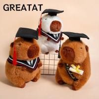 ราคา GREAT ตุ๊กตารับปริญญา ตุ๊กตาหมีนั่งตุ๊กตาขนาด 25 ซม ตุ๊กตาชุดรับปริญญา Capybara ตุ๊กตา Dr นักเรียนหมี (54762389643)