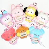 ราคา BTS สินค้า V Kim Taehyung JIMIN Park SUGA Min Yoongi Pearl Bow ตุ๊กตาพวงกุญแจกระเป๋านักเรียนเครื่องประดับ Ami ของขวัญวันเกิด (47712280452)