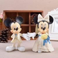 ราคา Disney Mickey Mouse Mickey Minnie Hand Made ชุดแต่งงานตุ๊กตารุ่นรถของเล่นของขวัญเดสก์ท็อปตกแต่ง (45712624754)