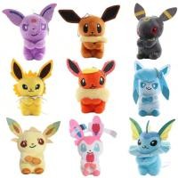 ราคา 11 ซม Pokémon Eevee Series จี้ตุ๊กตาโปเกมอนการ์ตูนตุ๊กตาตกแต่ง (48861074474)