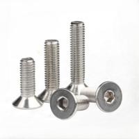 ราคา DIN7991 สกรูหัวแบน 304 สกรูหัวจมหกเหลี่ยมสแตนเลส สกรูหกเหลี่ยม Bolt M1 6 M2 M2 5 M3 (53650760304)