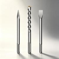 ราคา KZS SDS Max 5 Spline Hammer Drill Bits Chisels 4 Cutter Alloy Flat Point Chisel สําหรับคอนกรีตหินก่ออิฐเจาะ (49961308788)