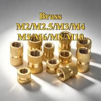 ราคา KZS น็อตใส่เกลียวทองเหลือง M2 M10 Knurled Rust Proof สําหรับแม่พิมพ์พลาสติกการพิมพ์ 3D (48413215303)