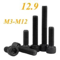 ราคา 12 9 เกรดยาวถ้วยหัวหกเหลี่ยมซ็อกเก็ต Bolt หัวทรงกระบอก Bolt M3 M4 M5 M6 M8 M10 M12 (29879040212)