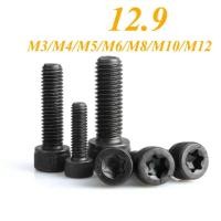 ราคา 12 9 เกรด Torx ถ้วยหัวซ็อกเก็ตหกเหลี่ยม Bolt หัวทรงกระบอก Bolt M3 M4 M5 M6 M8 M10 M12 (28879027184)