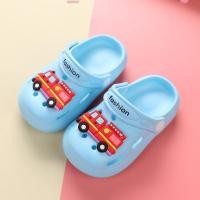 ราคา รองเท้าแตะเด็กฤดูร้อนชายน่ารัก อ่อนนุ่ม พื้นรองเท้า รองเท้าแตะชายหาดรองเท้าแตะสวมใส่ด้านนอกรถดับเพลิงกันลื่นเด็กรองเท้าหลุม (48461755122)