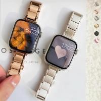 ราคา สายสแตนเลสแบบบางสําหรับ Apple Watch S11 10 46 มม 9 7 3 Ultra 2 3 49 มม SE ผู้หญิงสําหรับ iWatch อุปกรณ์เสริม 44 38 42 40 41 45 มม (29401186545)