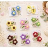 ราคา กิ๊บดอกไม้พอง กิ๊บติดผมไหมพรม กิ๊บถักน่ารักๆ (57611947162)
