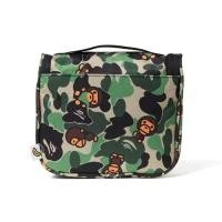 ราคา แฟชั่น BAPE BABY MILO Classic Blue Green Camouflage Little Monkey Storage Bag กระเป๋าเครื่องสําอางใหม่ (53011398690)