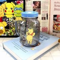 ราคา น่ารักการ์ตูนหมีพูห์ถือน้ําผึ้ง Jar ถ้วยแก้วพร้อมที่จับฟาง Handy Cup ของขวัญ Home Practical (49163156533)