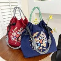 ราคา เกา หยวนหยวน สไตล์เดียวกันสไตล์ญี่ปุ่นปักกระเป๋าไนลอนย้อนยุคดอกไม้ร่มรูปแบบความจุขนาดใหญ่นักเรียน (40832132359)