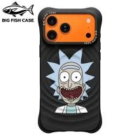 ราคา เคสไอโฟน ซิลิโคนสีดำ แม่เหล็ก ขอบหนา 4 มุมป้องกันตก ลายหน้าตัวการ์ตูนสีอ่อนตัดพื้นดำเด่น สำหรับ iphone17 16 15 14 13 12 (41632113967)