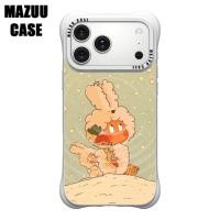 ราคา เคสไอโฟน ซิลิโคนสีขาว แม่เหล็ก กันกระแทกมุม ลายการ์ตูนกระต่ายฤดูหนาว Twinkle สำหรับ iPhone 17 16 15 14 13 12 11 Pro Max (51309779981)