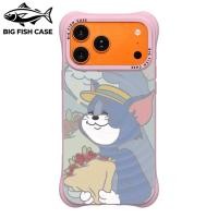 ราคา เคสไอโฟน ซิลิโคนสีชมพู แม่เหล็ก ลาย Tom and Jerry มุมหนา กันกระแทก สำหรับ iPhone 17 16 15 14 13 12 11 Pro Max Plus (50911582833)