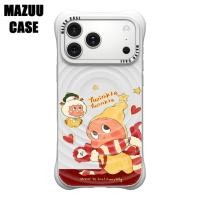 ราคา เคสไอโฟน ซิลิโคนสีขาว แม่เหล็ก กันกระแทกมุม ลายการ์ตูน TwinkleTwinkle ฤดูหนาวสก๊าฟสีแดงขาว สำหรับ iPhone 17 16 15 14 13 (49309803799)