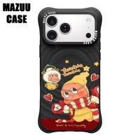 ราคา เคสไอโฟน ซิลิโคนสีดำ แม่เหล็ก กันกระแทกมุม ลายการ์ตูน TwinkleTwinkle ฤดูหนาวสก๊าฟสีแดงขาว สำหรับ iPhone 17 16 15 14 13 1 (47509810027)