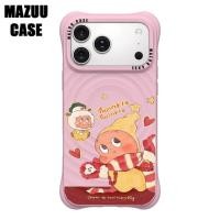 ราคา เคสไอโฟน ซิลิโคนสีชมพู แม่เหล็ก กันกระแทกมุม ลายการ์ตูน TwinkleTwinkle ฤดูหนาวสก๊าฟสีแดงขาว สำหรับ iPhone 17 16 15 14 13 (46859798916)