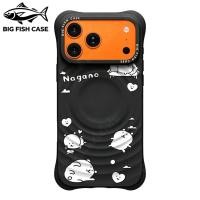 ราคา เคสไอโฟน ซิลิโคนสีดำ แม่เหล็ก ลายหมีสีขาวเส้นขอบบนพื้นดำ ขอบคลื่นหนา 4 มุมกันตก สำหรับ iphone17 16 15 14 13 12 11 Pro Ma (46262153852)
