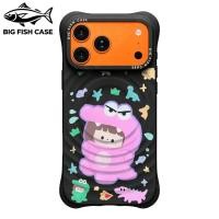 ราคา เคสไอโฟน ซิลิโคนสีดำ แม่เหล็ก ลายเด็กในชุดไดโนเสาร์ชมพู มุมหนา กันกระแทก สำหรับ iPhone 17 16 15 14 13 12 11 Pro Max Plus (45861612210)
