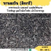 ราคา ทานนอก เมล็ดทานตะวันลาย แบ่งขาย 500 G 1 KG อาหารนกแก้ว อาหารแฮมเตอร์ (28408703996)