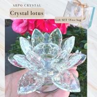 ราคา เซต6ชิ้น ของชำร่วย ดอกบัวคริสตัลขนาด9เซนติเมตร (51753470973)