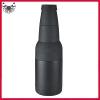 ราคา Sunnyhousess 12 ออนซ์เบียร์กระป๋องคูลเลอร์สแตนเลสสองชั้นพร้อมที่เปิดแบบพกพาที่วางขวดฉนวนสำหรับกระป๋องขวดเครื่องดื่มให้พลังงานสีดำ (53213295757)