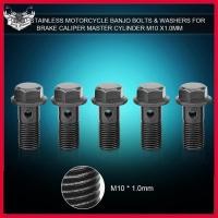 ราคา Sunnyhousess Sunnyhousess 5 ชิ้น Banjo Bolts เครื่องซักผ้าเบรคสำหรับ Caliper Master กระบอก M10 x1 0mm (48913176692)