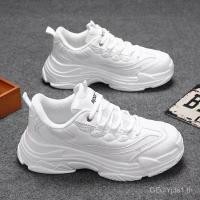 ราคา ฤดูใบไม้ร่วงรองเท้าพ่อผู้ชายอินเทรนด์รองเท้ากีฬาสีขาวทุกการแข่งขันเพิ่มความสูงรองเท้าสไตล์ใหม่ Influencer สีขาวรองเท้าอินเทรนด์ 0821 (24396522848)