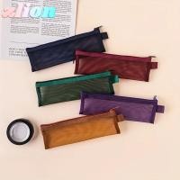 ราคา ZLION กระเป๋าแต่งหน้าอเนกประสงค์ สีทึบแบบพกพาแปรงแต่งหน้ากระเป๋าเก็บ ตาข่ายปฏิบัติซิป Clutches กระเป๋า (53111753403)